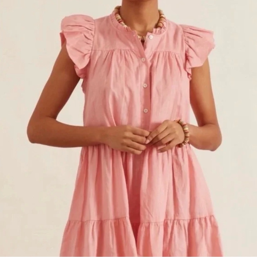 Sea Shannon Scallop button down dress